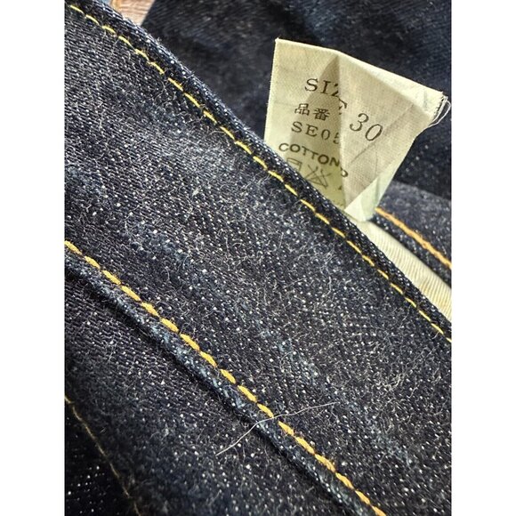 Self Edge x The Flat Head selvedge denim jeans Size 30 x 29 made in japan - Picture 3 of 7